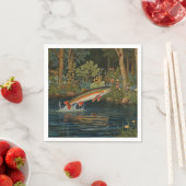 Serviette En Papier Pêche à la mouche rustique (En situation)