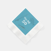 Serviette En Papier Pêche en mer profonde Anniversaire Napkins avec te (Coin)