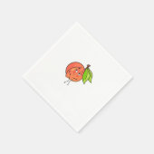 Serviette En Papier Pêche, joues douces, thème fruit (Coin)