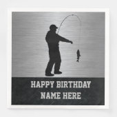 Serviette En Papier Pêche robuste serviettes d'anniversaire (Devant)