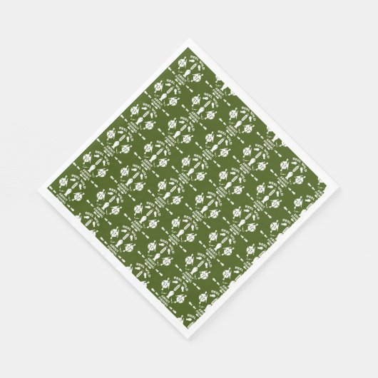 Serviette En Papier Pêche saumon Canada (Coin)