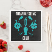Serviette En Papier Pêche Saumon canadienne (En situation)