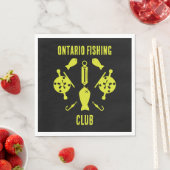 Serviette En Papier Pêche Saumon canadienne (En situation)