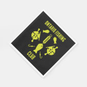 Serviette En Papier Pêche Saumon canadienne (Coin)