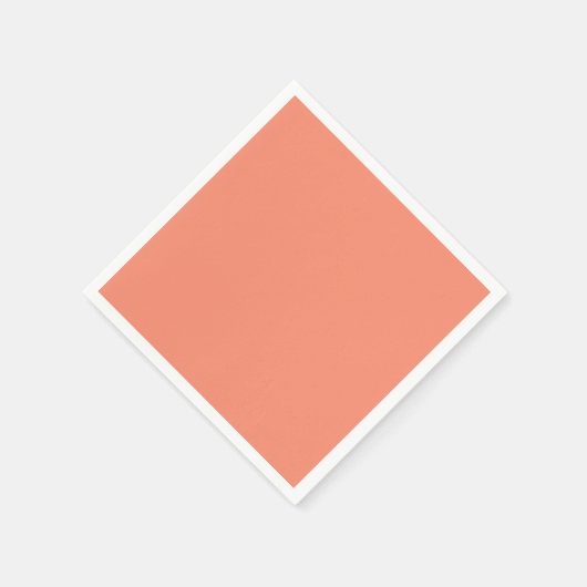 Serviette En Papier Pêche solide (Coin)