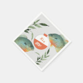 Serviette En Papier Pêcher c'est un Baby shower garçon (Coin)