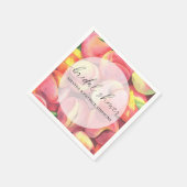 Serviette En Papier Pêches - Douche nuptiale (Coin)