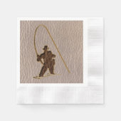 Serviette En Papier Pêcheur en cuir doux (Devant)