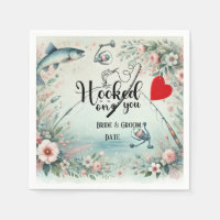 Pêcheur mariage avec verge et fleurs