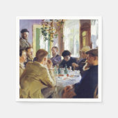 Serviette En Papier Peder Severin Kroyer - Heure du déjeuner (Devant)