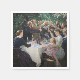 Serviette En Papier Peder Severin Kroyer - Hip, Hip, Hurrah !