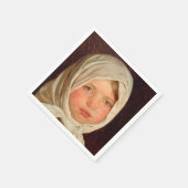 Serviette En Papier Peder Severin Kroyer - Petite fille de Hornbaek (Coin)