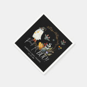 Serviette En Papier Peek-A | Little Ghost Halloween Baby Shower (Coin)