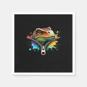 Serviette En Papier Peekabo Conception Pour Halloween (Devant)