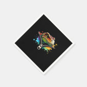 Serviette En Papier Peekabo Conception Pour Halloween (Coin)