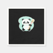 Serviette En Papier Peekabo Panda (Devant)