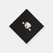 Serviette En Papier Peekabo Pup (Coin)