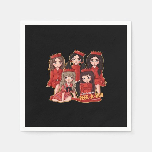 Serviette En Papier Peekaboo Cosy Automne (Devant)