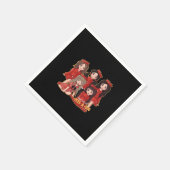 Serviette En Papier Peekaboo Cosy Automne (Coin)