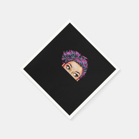 Serviette En Papier Peekaboo Halloween Design (Coin)