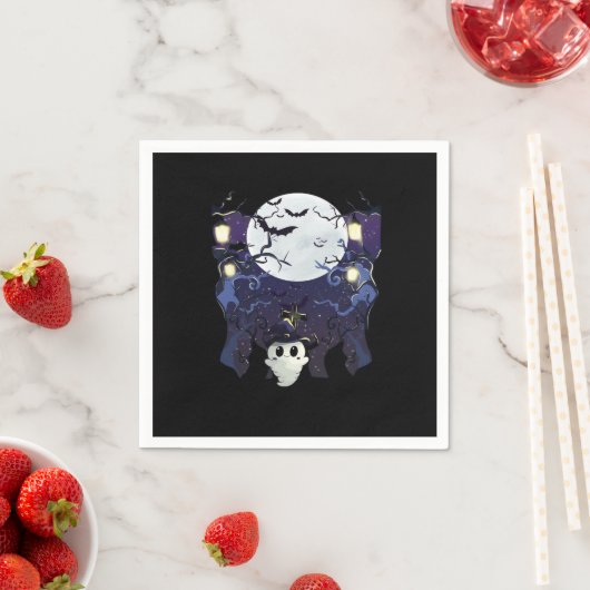 Serviette En Papier Peekaboo Vibes d'automne (En situation)