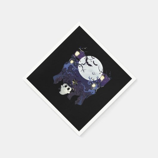 Serviette En Papier Peekaboo Vibes d'automne (Coin)