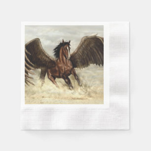 Serviette En Papier Pégase ailé
