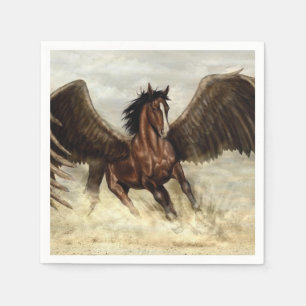 Serviette En Papier Pégase ailé  