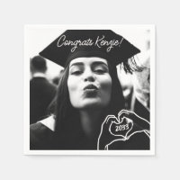 Peignoirs de graduation personnalisée Photo person
