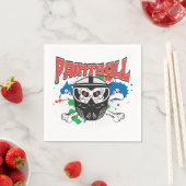 Serviette En Papier Peindre le crâne de balle (En situation)