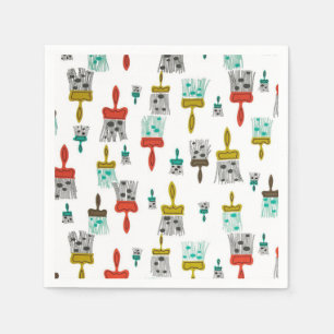 Serviette En Papier Peintre