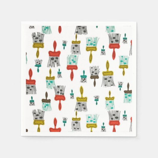 Serviette En Papier Peintre (Devant)