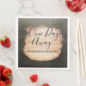 Serviette En Papier Peinture à l'huile d'or rose Un jour avant la répé (En situation)