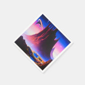 Serviette En Papier Peinture à l'huile Dream World (Coin)