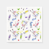 Serviette En Papier Peinture Anniversaire Art Artisanat (Devant)