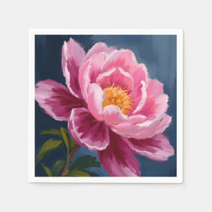 Serviette En Papier Peinture aquarelle florale Fleur Rose