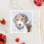 Serviette En Papier Peinture beagle - Cute Original Chien Art (En situation)