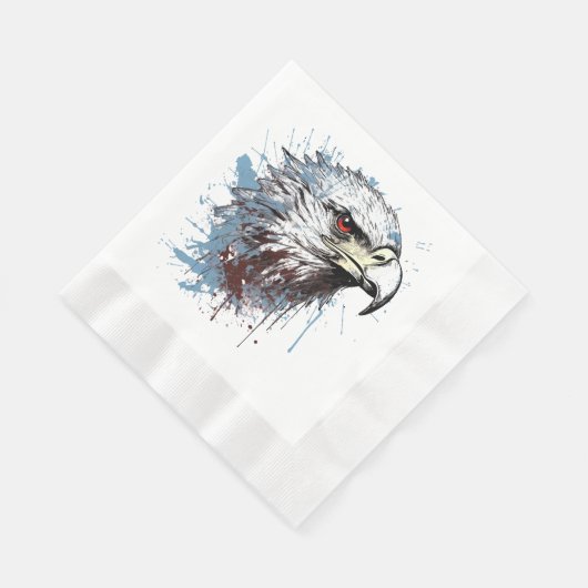Serviette En Papier Peinture d'aigle (Coin)