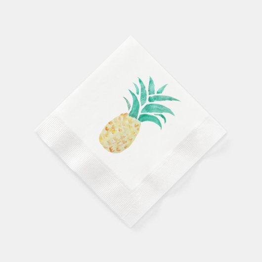 Serviette En Papier Peinture d'ananas serviettes tropicales (Coin)