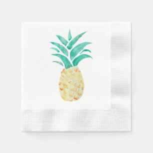 Serviette En Papier Peinture d'ananas serviettes tropicales