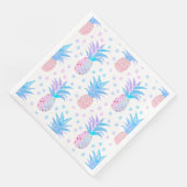Serviette En Papier Peinture d'ananas serviettes tropicales (Coin)
