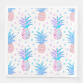 Serviette En Papier Peinture d'ananas serviettes tropicales (Devant)