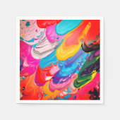 Serviette En Papier Peinture d'art (Devant)