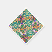 Serviette En Papier peinture de jungle tropicale (Coin)