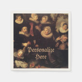 Serviette En Papier peinture de la famille Renaissance (Devant)