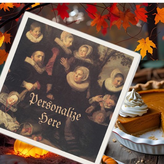 Serviette En Papier peinture de la famille Renaissance