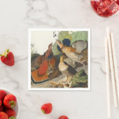 Serviette En Papier Peinture de la faune Audubon du Groupement rouillé (En situation)