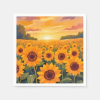 Peinture de paysage de coucher de soleil dans un c
