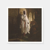 Serviette En Papier Peinture en chef maure africaine Portrait (Devant)