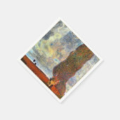 Serviette En Papier Peinture Gustav Klimt, Grand Poplar II (Coin)
